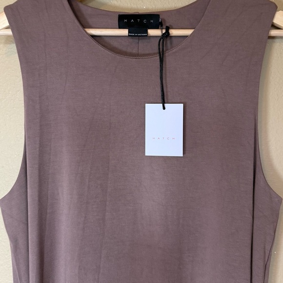 Hatch Sleeveless Jamie Maternity Dress in Soft Mauve NWT Size 4 - Picture 4 of 8